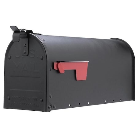 ADM11B01 Mailbox, 800 Cuin Capacity, Aluminum, Powdered, 69 In W, 208 In D, 912 In H, Black